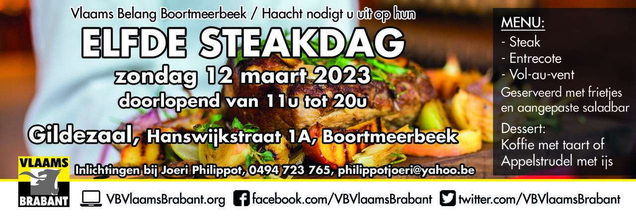 11de Steakdag Vlaams Belang Boortmeerbeek
