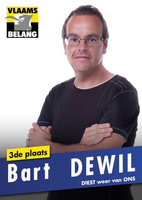 Onze kandidaten en hun programma: 3de plaats Bart Dewil