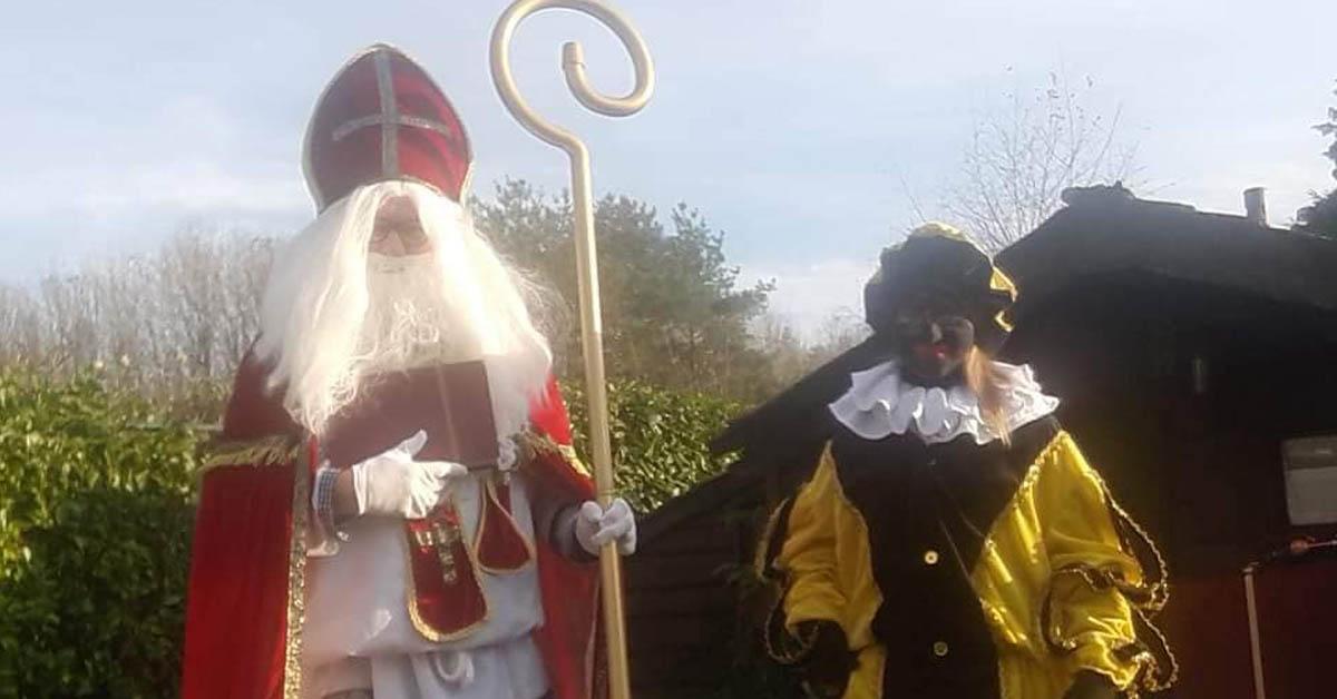 Sinterklaas en Zwarte Piet kwamen naar Diest