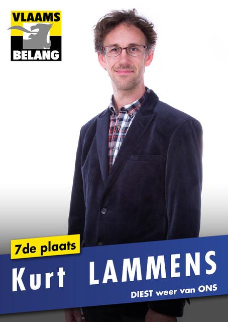 Onze kandidaten en hun programma: 7de plaats Kurt Lammens