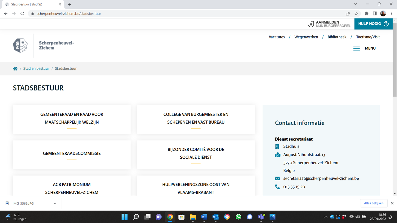 Scherpenheuvel-Zichem: Vlaams Belang vraagt agenda raden opnieuw uit te hangen