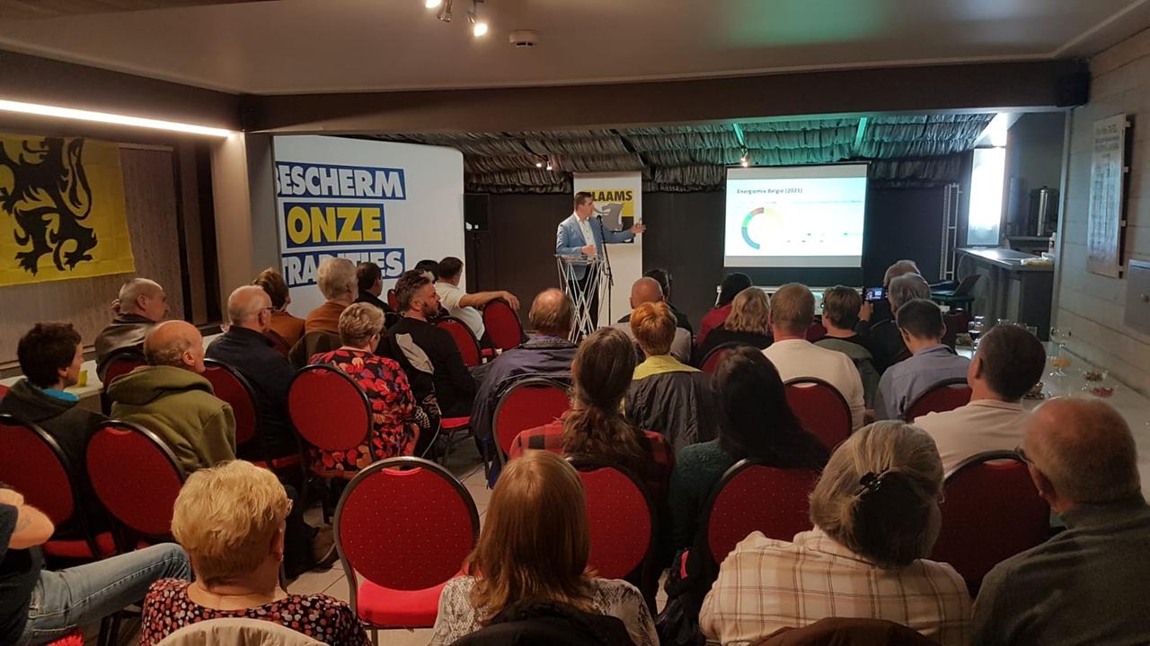 Vlaams Belang Scherpenheuvel-Zichem organiseert een druk bijgewoonde informatieavond over energiebeleid