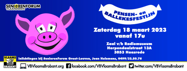 Pensenavond door Seniorenforum Groot-Leuven