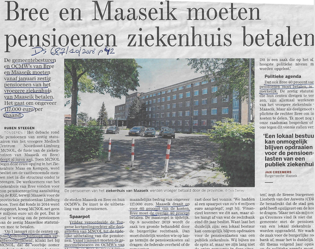 Rechter legt pensioenbom bij de gemeente