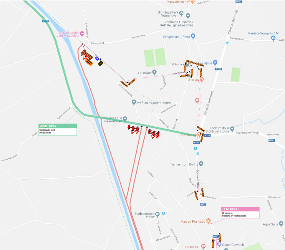 Werken Zuid-Willemsvaart Neeroeteren