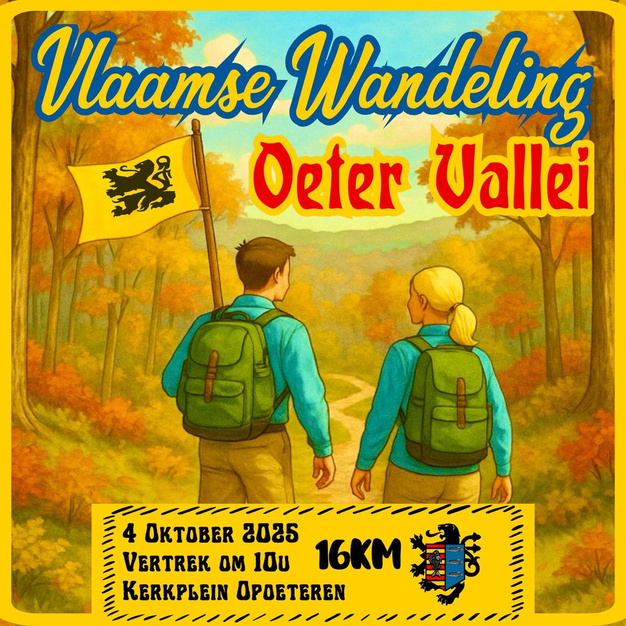 Wandeling door de Oeter vallei op 4 oktober