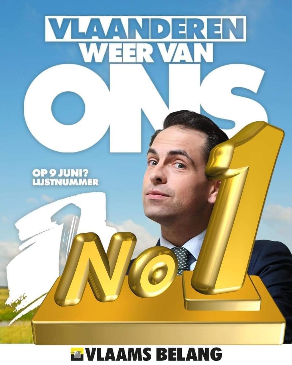 Vlaams Belang op 1 op 9 juni! 