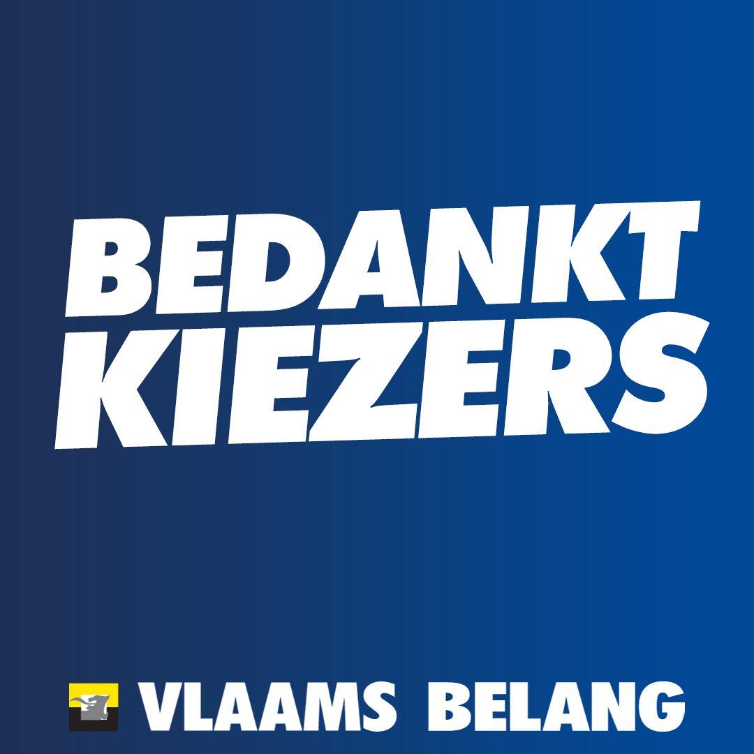 Bedankt kiezers! 