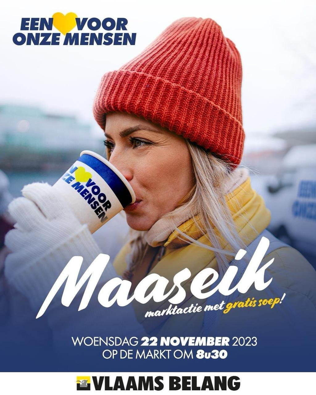 Markactie Maaseik: Een hart voor onze mensen woensdag 22 november 2023