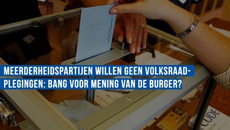 Meerderheidspartijen willen geen volksraadpleging