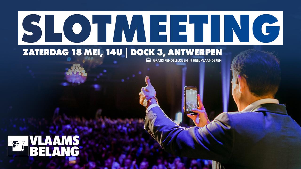 Bus uit Neeroeteren naar slotmeeting Vlaams Belang