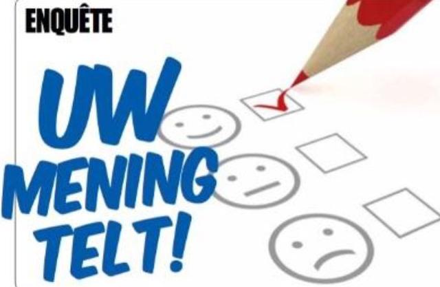 Enquête 'Uw mening telt!'