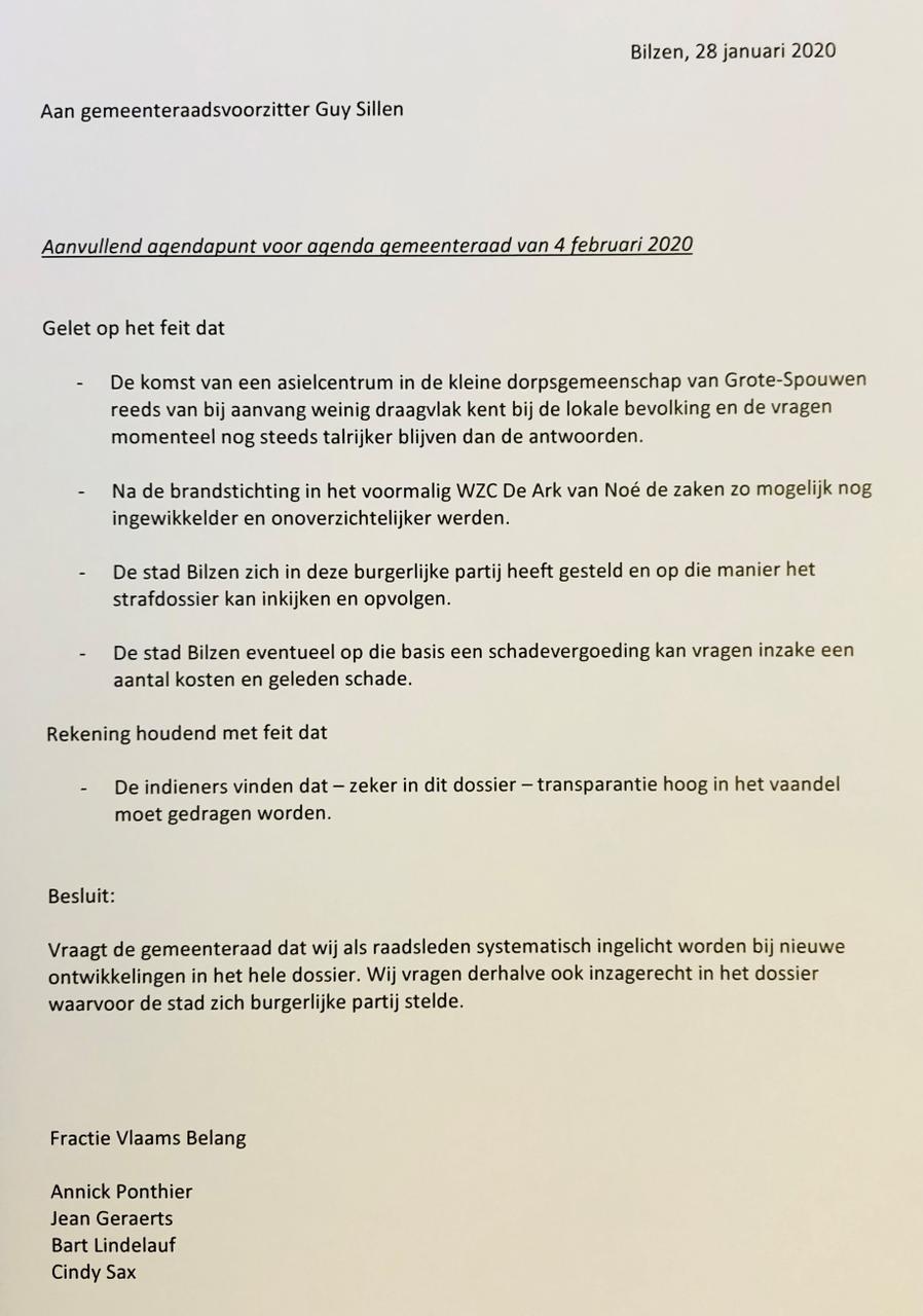 Asielcentrum Grote-Spouwen: vragen blijven talrijker dan antwoorden!