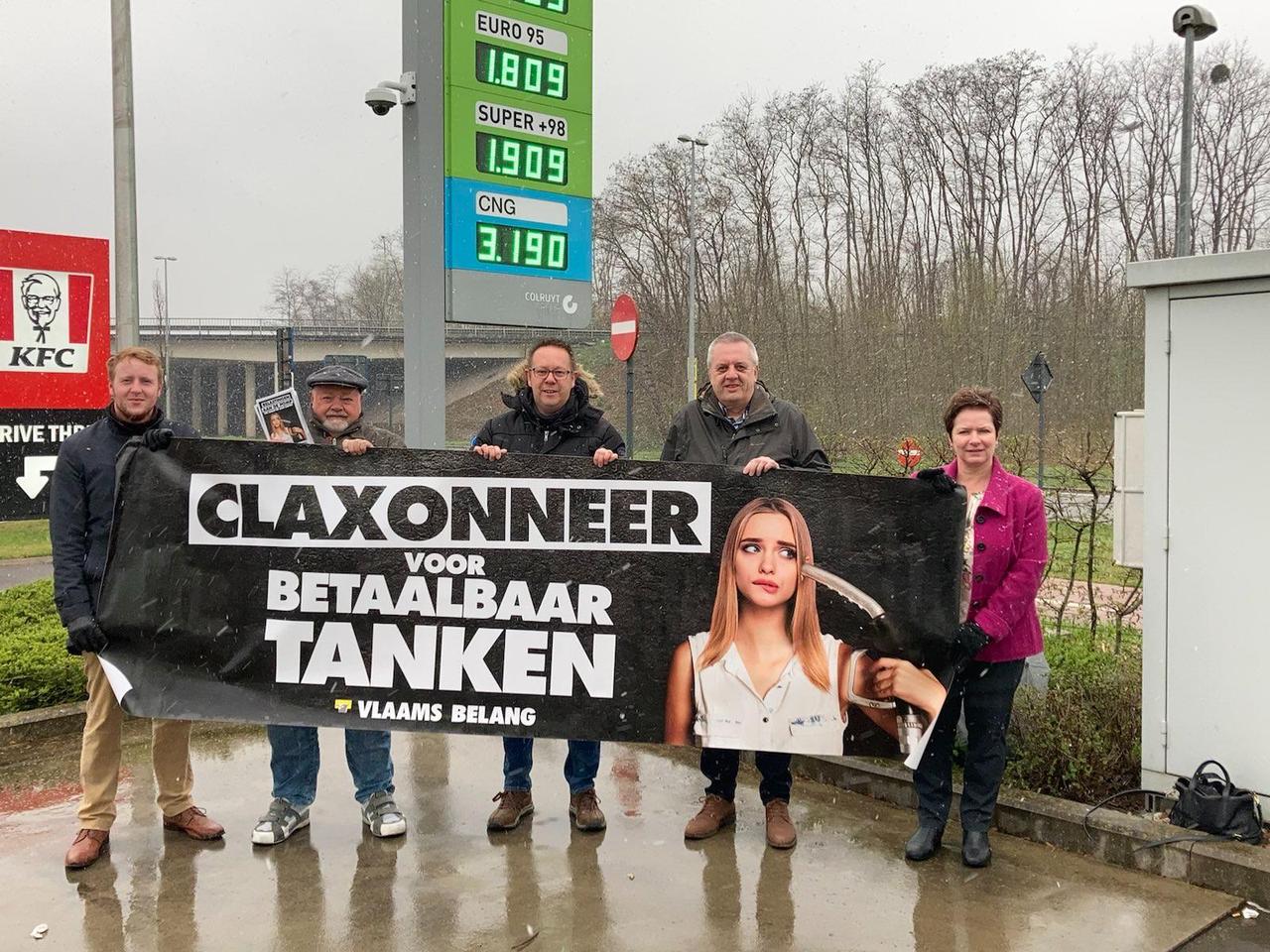 Actie tegen hoge brandstofprijzen!