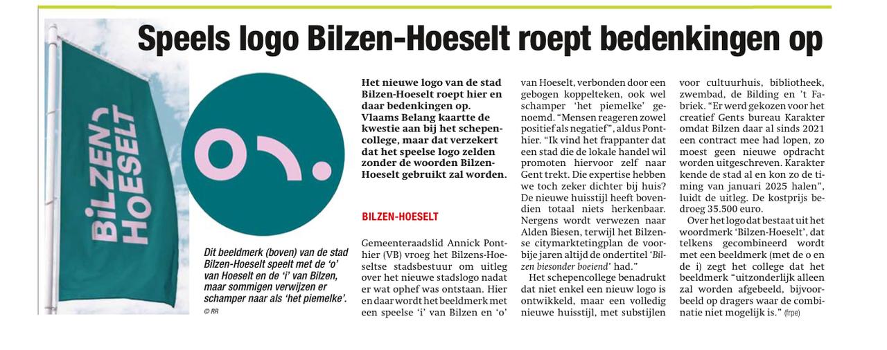 Ontwerp nieuw stadslogo door Gentse firma kost belastingbetaler 42.955 euro!