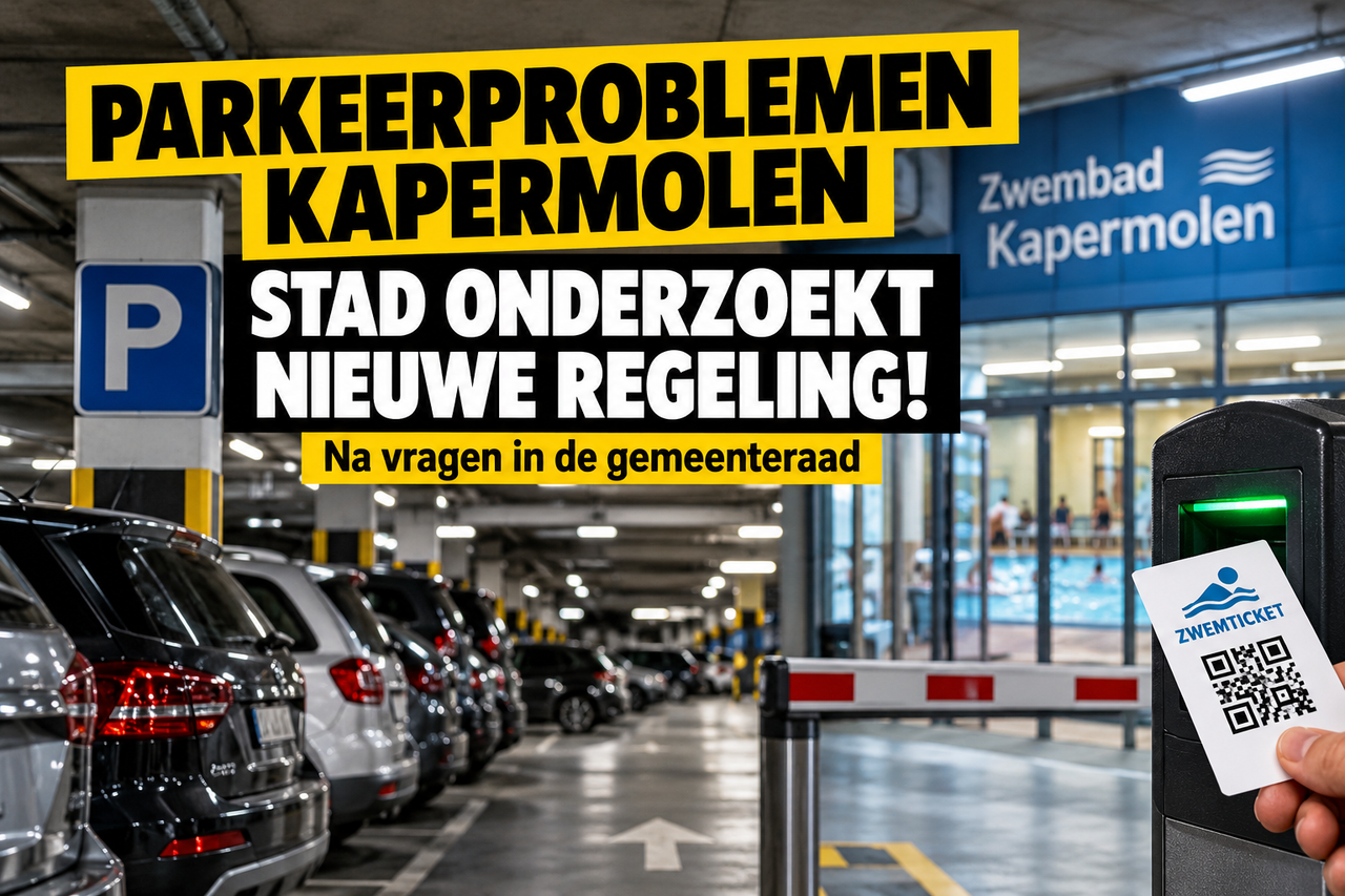 Na tussenkomst Vlaams Belang onderzoekt Hasselt nieuwe parkeerregeling voor zwembad Kapermolen