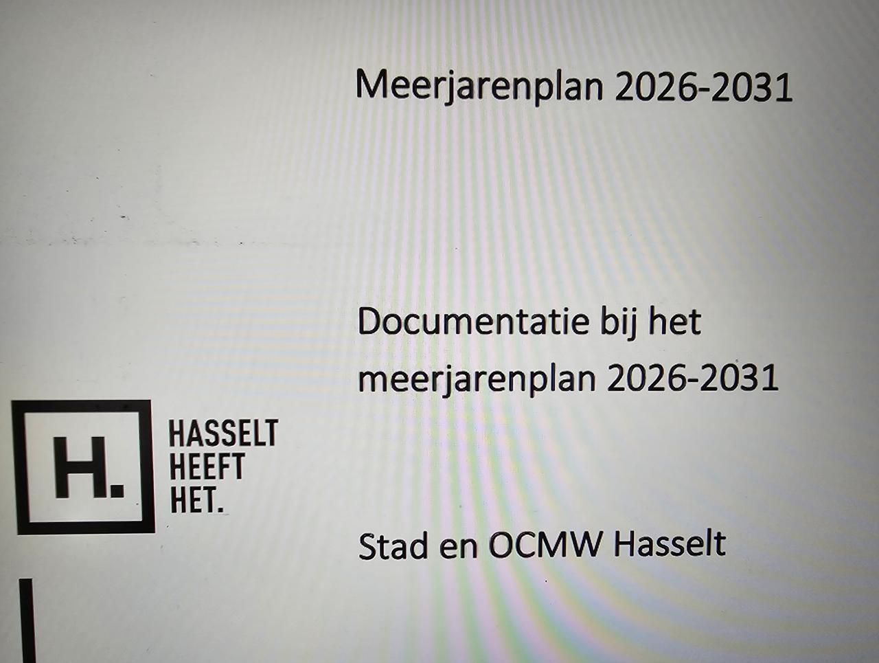 Hasselts meerjarenplan 2026-2031: schone schijn
