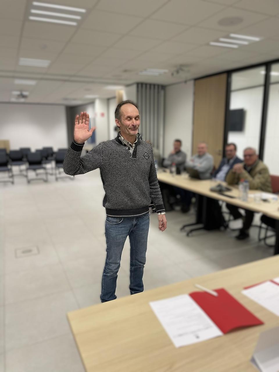 Eedaflegging politieraad Kris Dekoninck