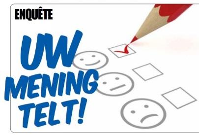 Resultaten enquête 'Uw mening telt!