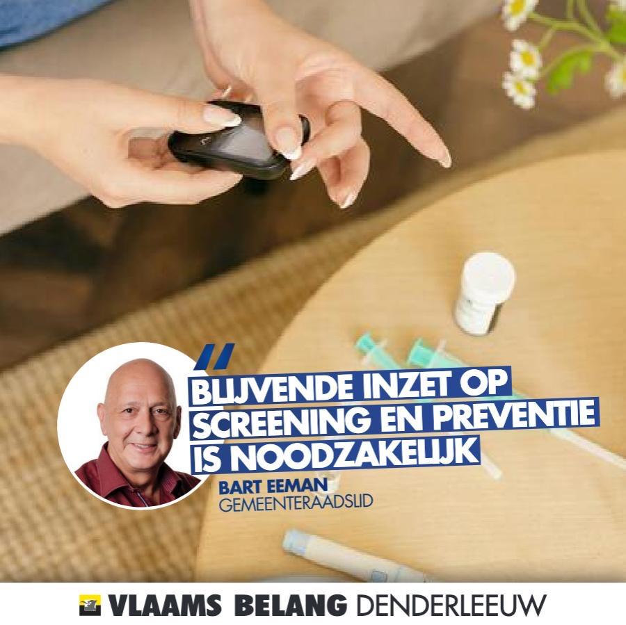 Vlaams Belang vraagt blijvende inzet op communicatie rond diabetespreventie