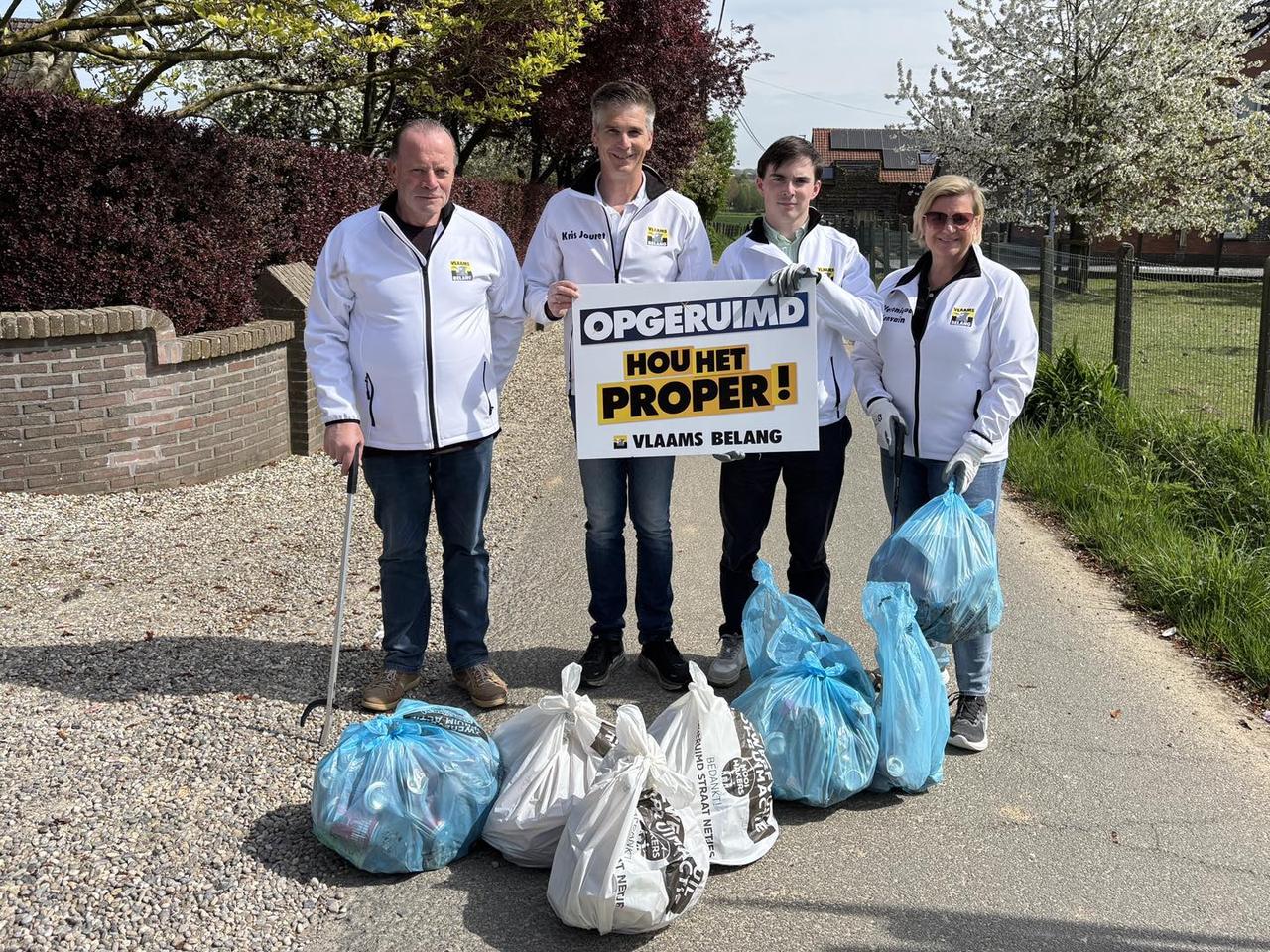 Vlaams Belang Brakel houdt lenteschoonmaak
