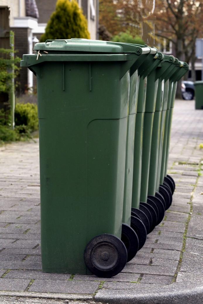 Prijsstijging ophalen van groene container 