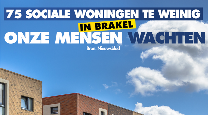 Meerderheid wordt pas wakker na krantenartikelen over tekort aan sociale woningen