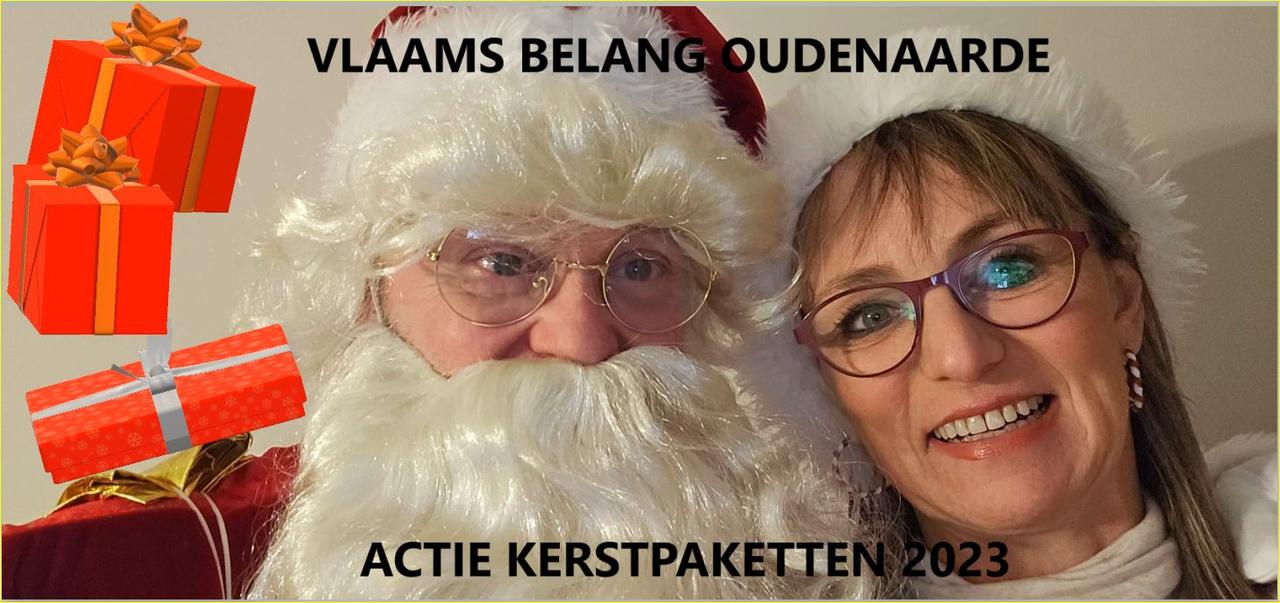 Bedeling Kerstpakketten door Vlaams Belang Oudenaarde 