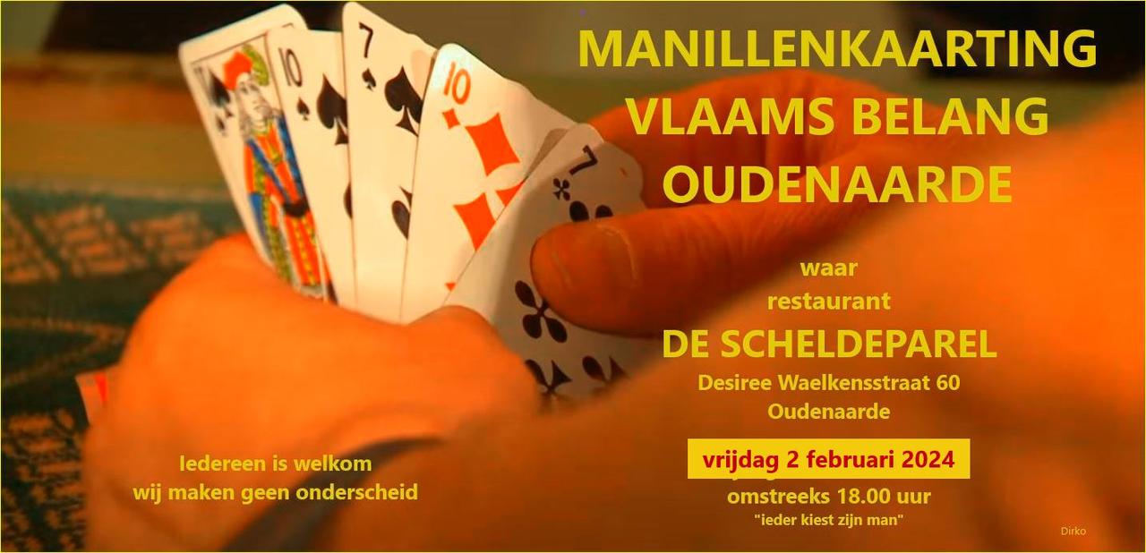 1ste manillenkaarting VLAAMS BELANG Oudenaarde