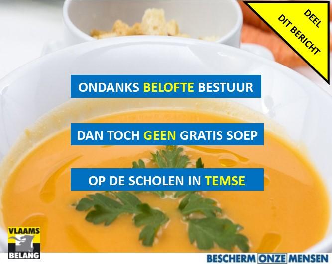 Dan toch geen soepbedeling in Temse