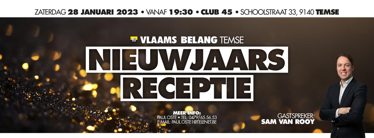 Nieuwjaarsreceptie afdeling Temse! 28-01-2023