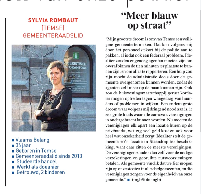 De wildste dromen van onze politici "Sylvia Rombaut"