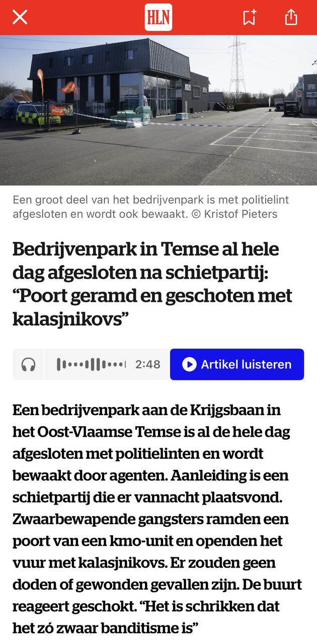 Drugsgeweld in Temse: geen fataliteit, maar het gevolg van falend beleid