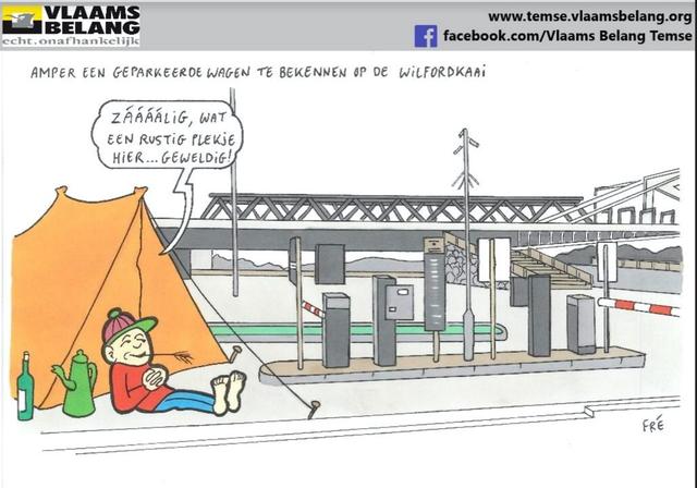 Wilfordkaai, moet der nog zand zijn?