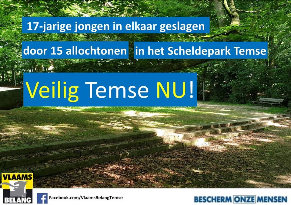 17-jarige jongen in elkaar geslagen in Scheldepark Temse