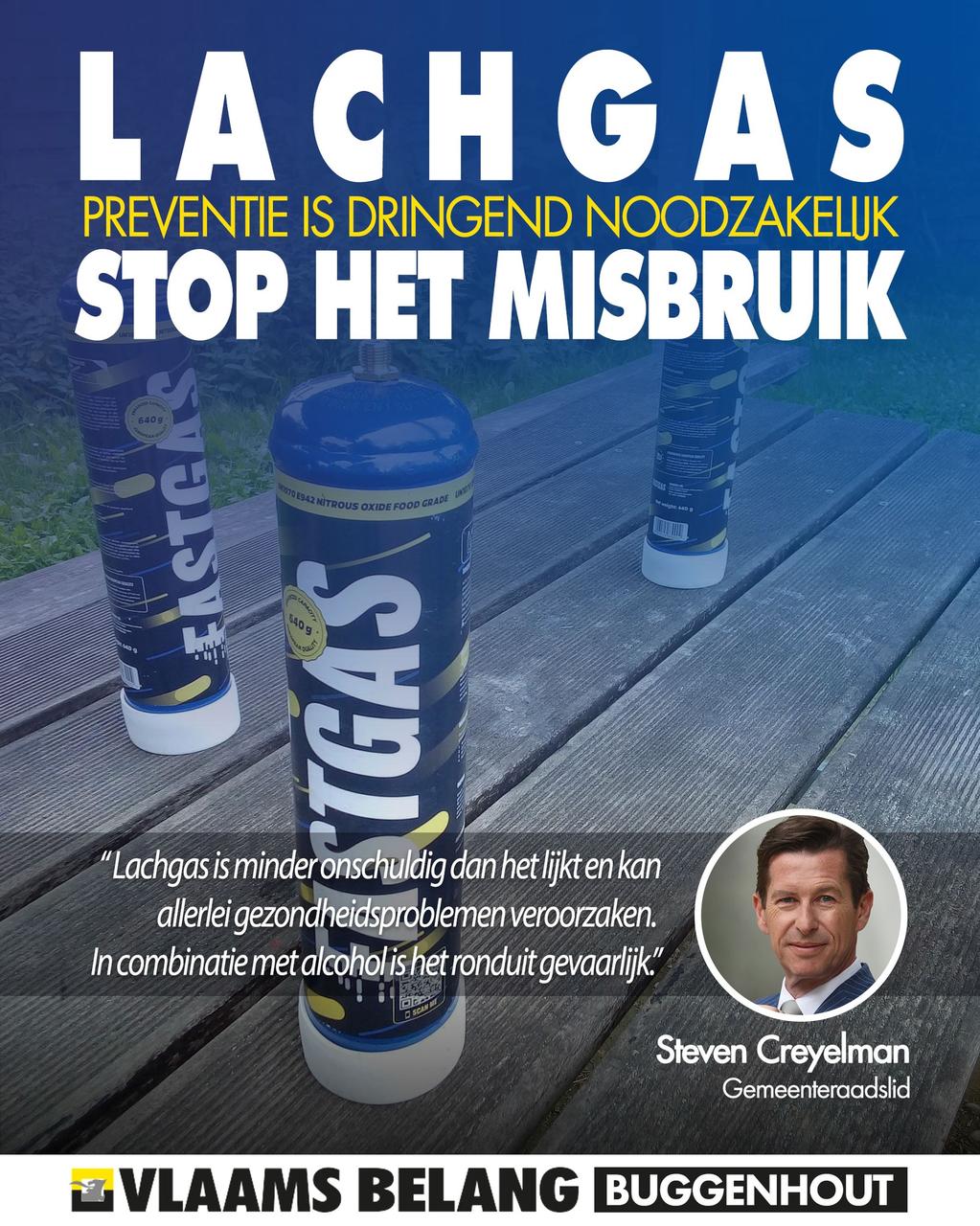 Oneigenlijk gebruik lachgas in de publieke ruimte