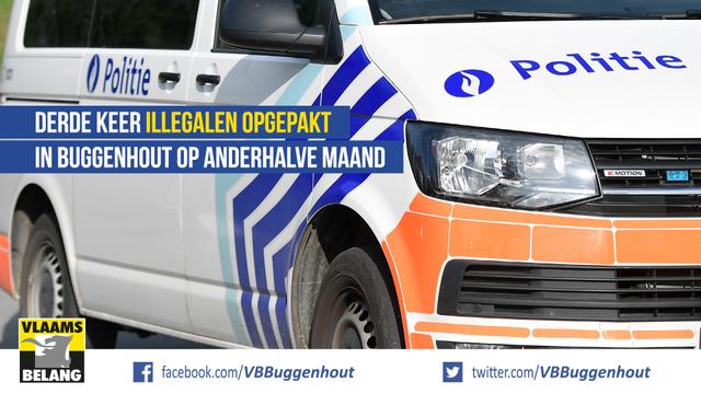 Derde keer illegalen opgepakt in Buggenhout op anderhalve maand tijd
