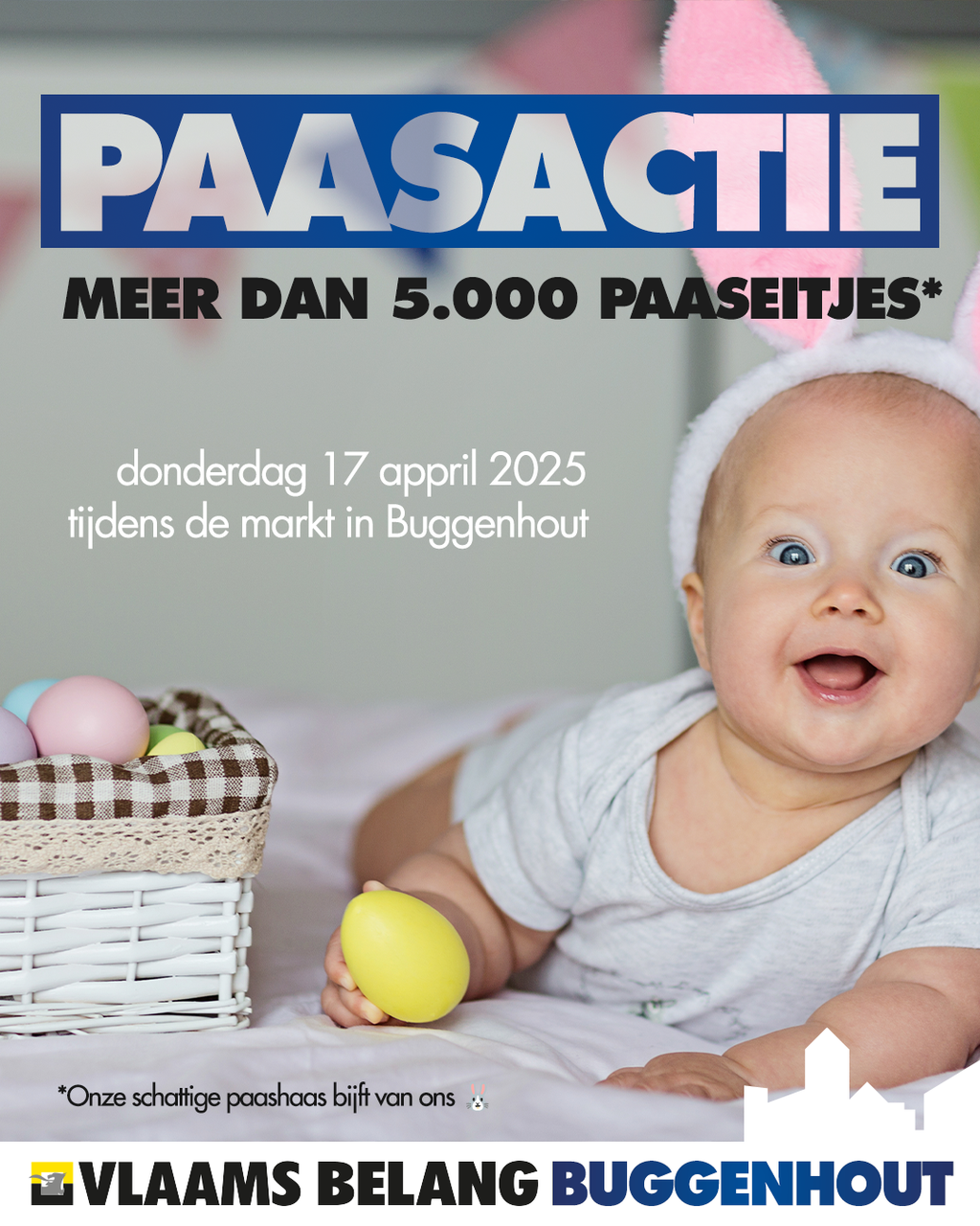 Bescherm onze tradities: Vlaams Belang Buggenhout deelt 5.000 paaseitjes uit