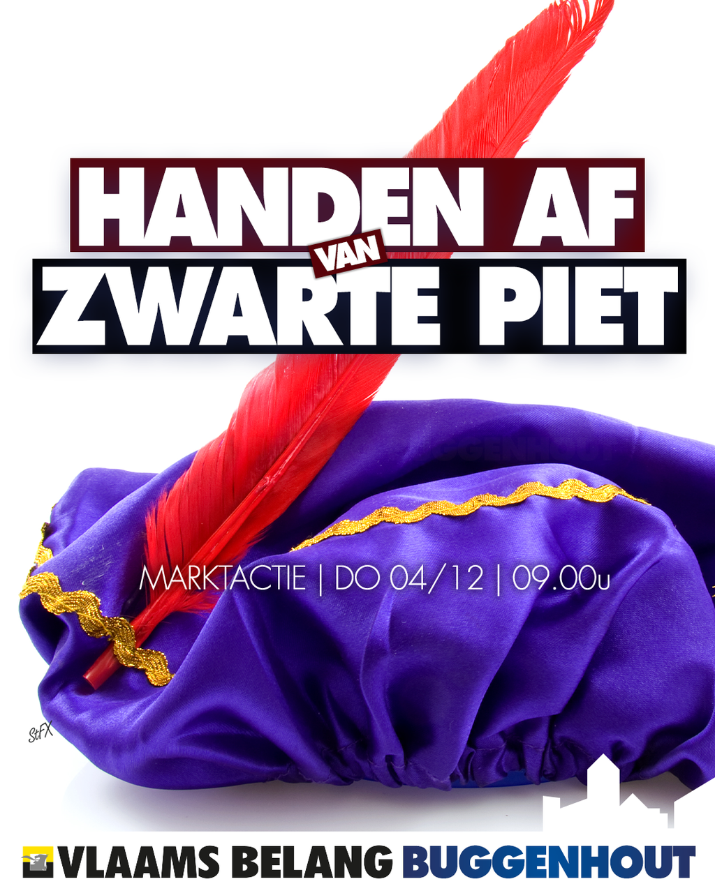 Handen af van Zwarte Piet!
