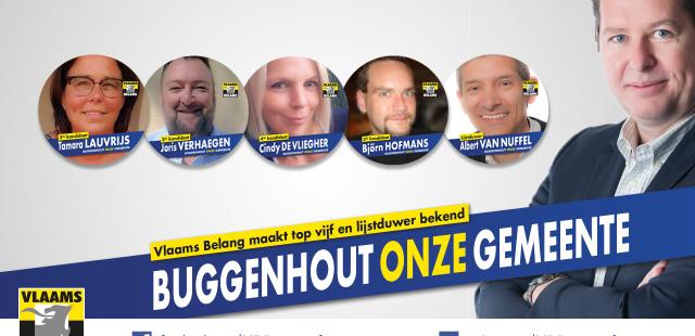 Vlaams Belang maakt top 5 en lijstduwer bekend