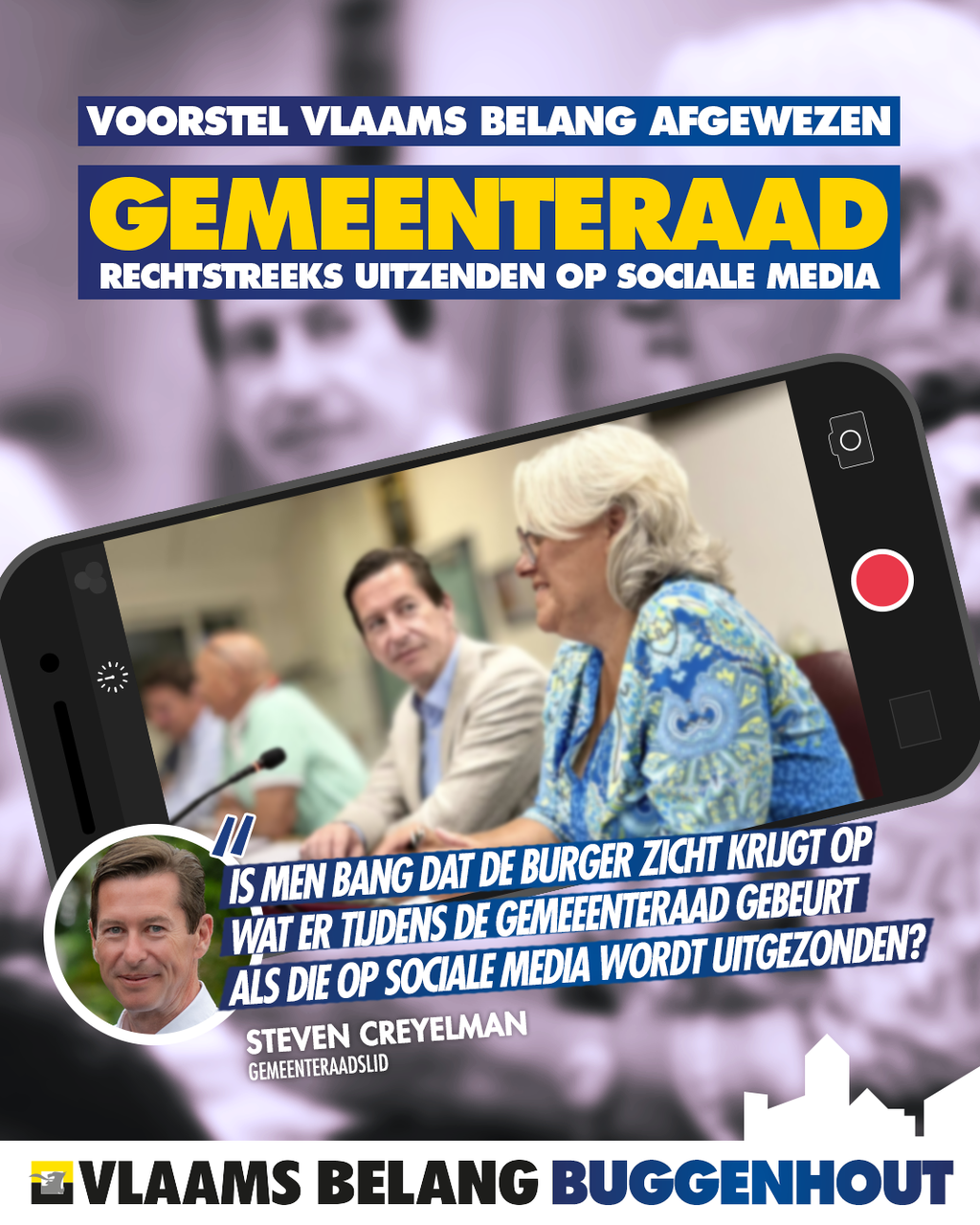 Livestreaming gemeenteraad