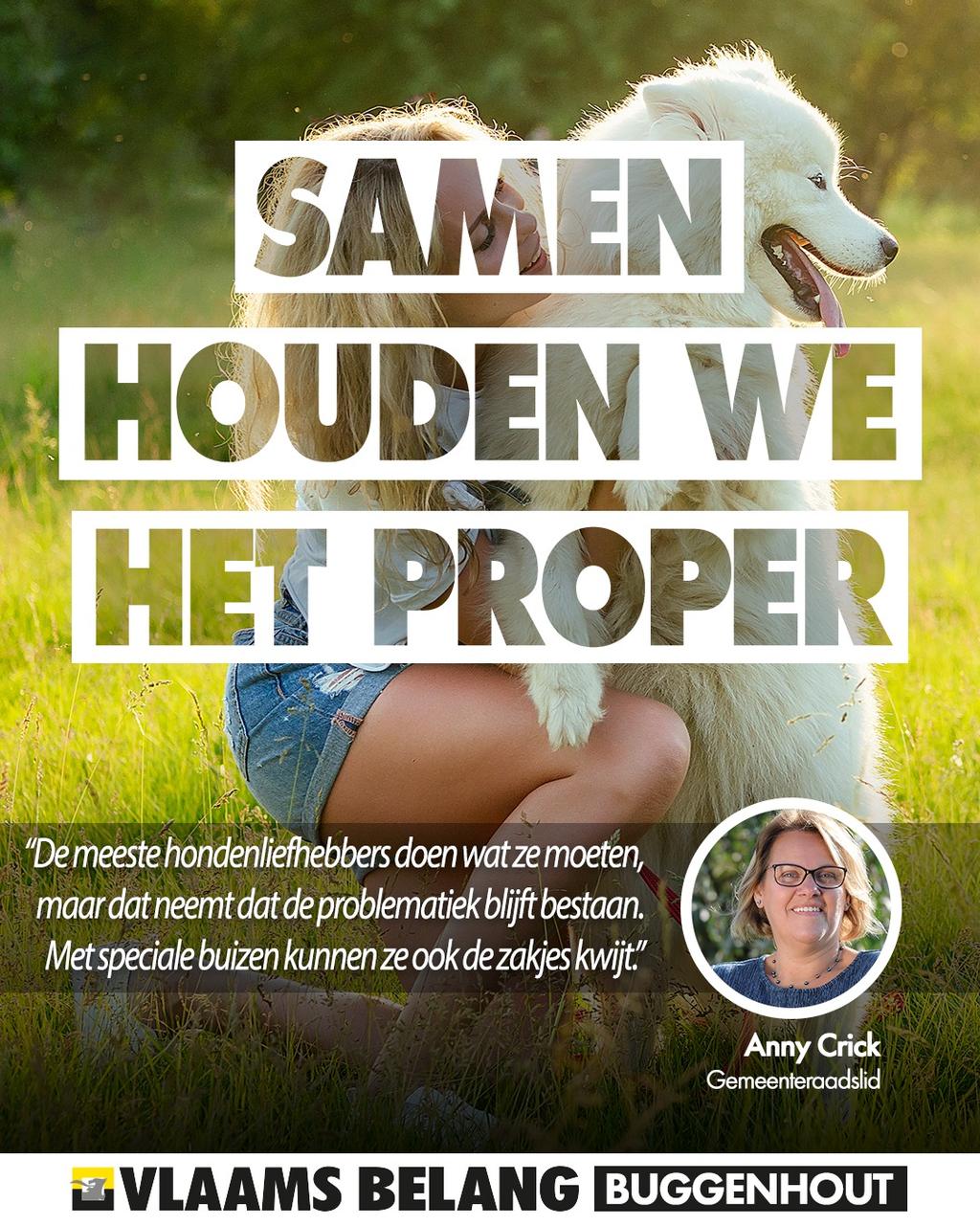 Samen houden we het proper