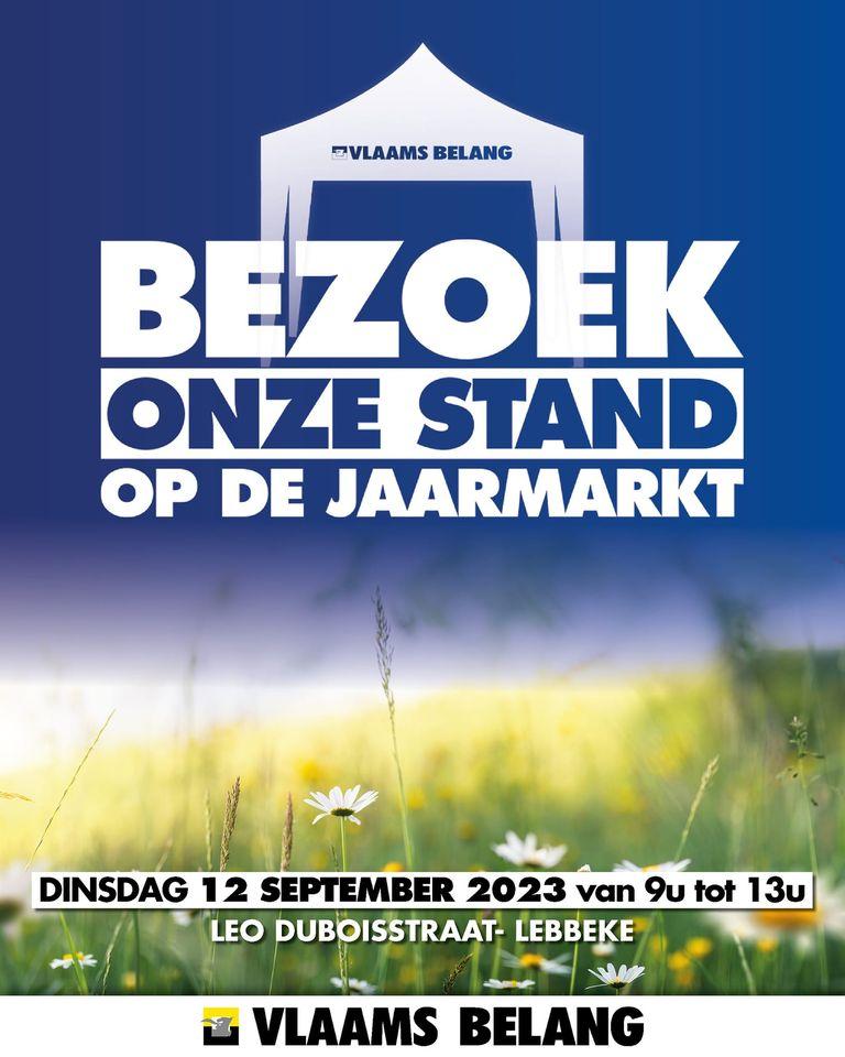 Bezoek onze jaarmarkt stand