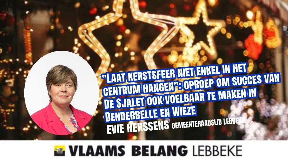 Meer kerstsfeer in Lebbeke maar ook in de deelgemeenten Denderbelle en Wieze