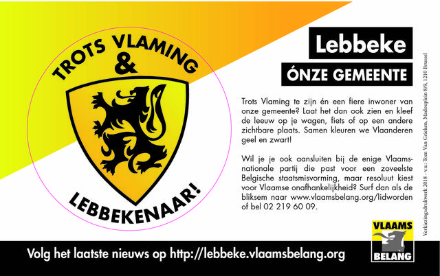 Vlaams Belang bevlaggingsaktie 11 juli