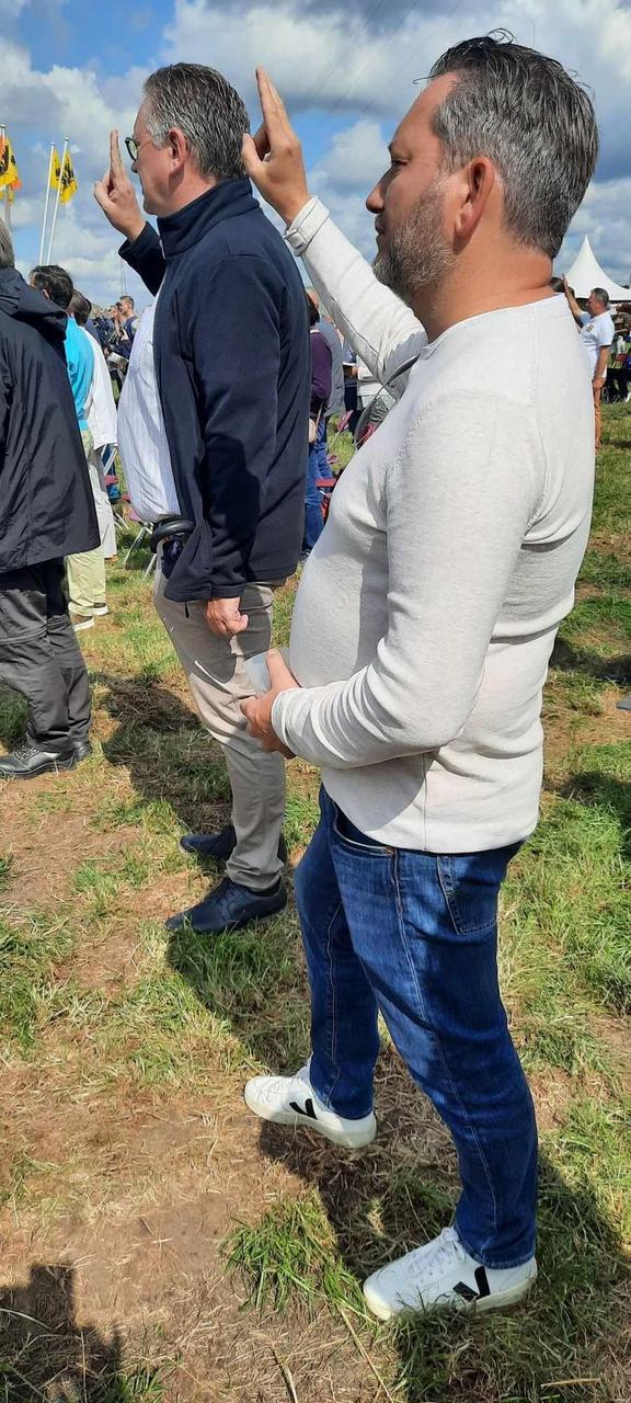 Jaarlijkse eedaflegging Trouw aan Vlaanderen op de Yzerwake.