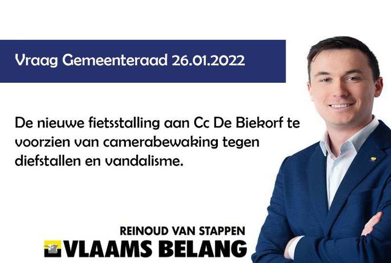 Vraag gemeenteraad 26.01.2022 - Reinoud Van Stappen