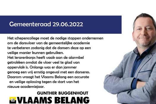 Gemeenteraad 29.06.2022 - Gunther Buggenhout