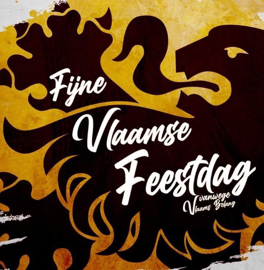 Een strijdbare Vlaamse feestdag gewenst aan alle Vlamingen.