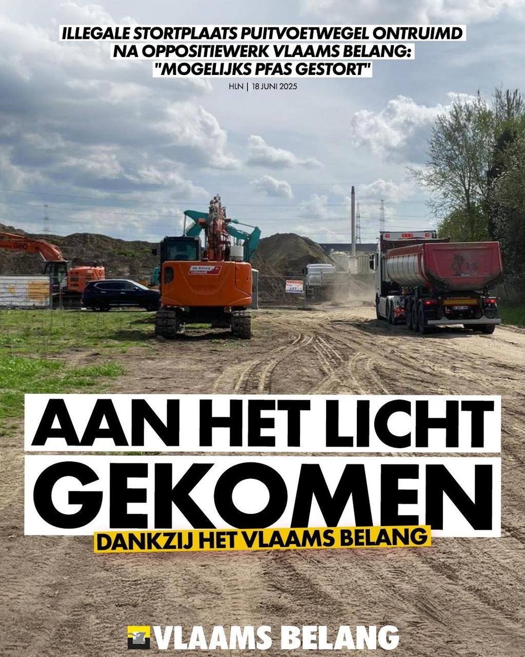 Illegale stortplaats verdwijnt dankzij tussenkomst Vlaams Belang